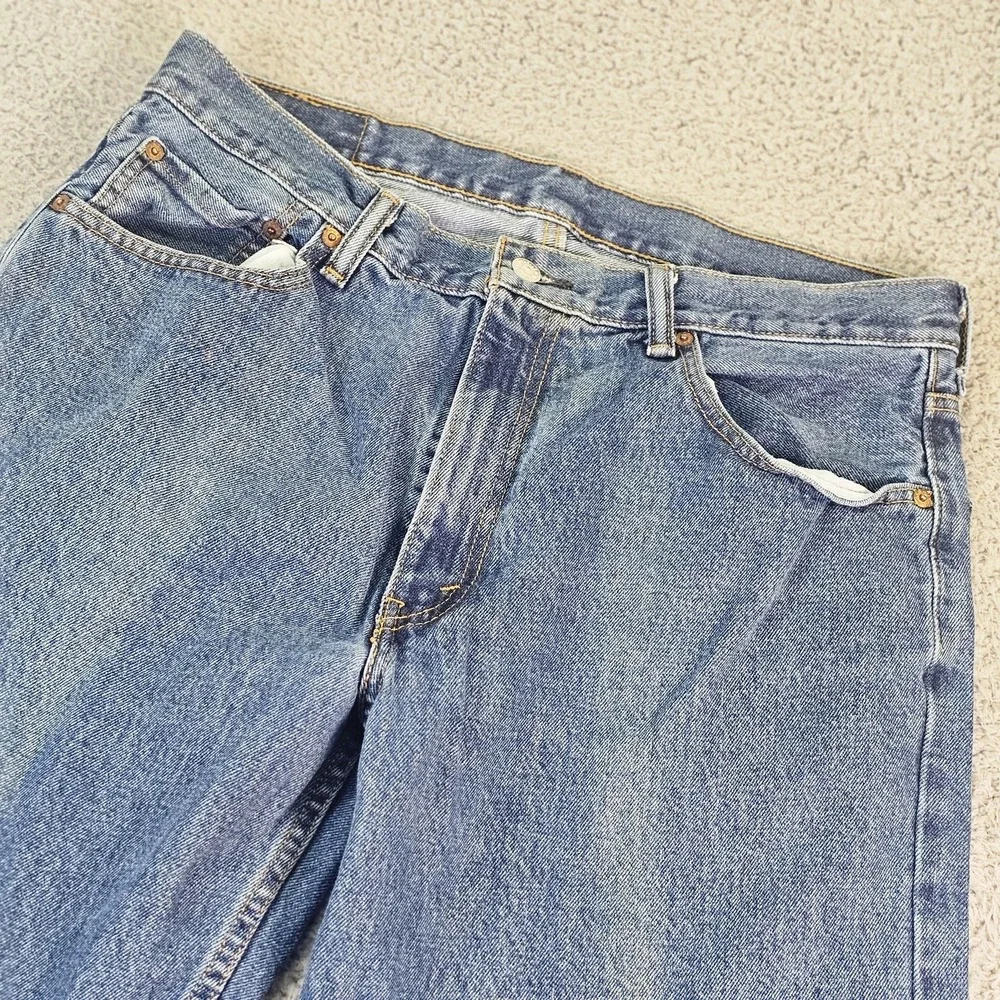 Levis 550 Jeans Mens 36x34 Blue‎ Relaxed Fit Tapered Denim Casual Pants